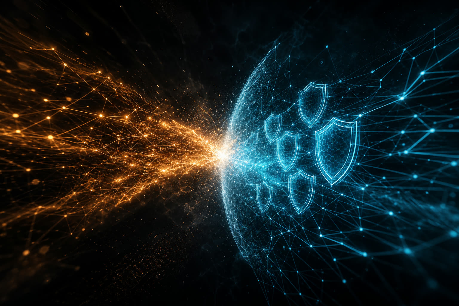 AI versus AI cybersecurity battlefield for enterprise defense.