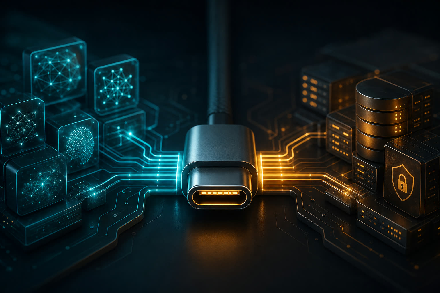 Model Context Protocol MCP as the USB-C of AI connecting enterprise data securely to AI agents.