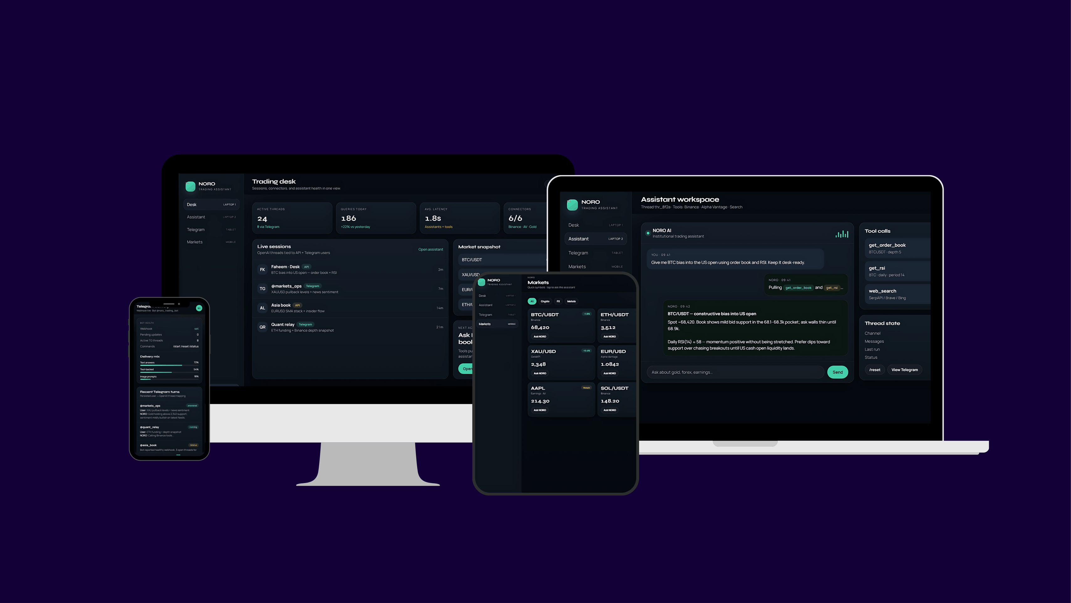 NORO AI product UI